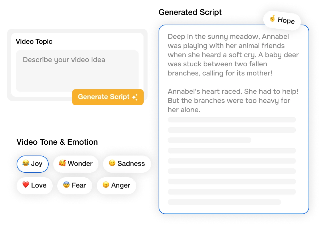 Automatic Video Script Writing
