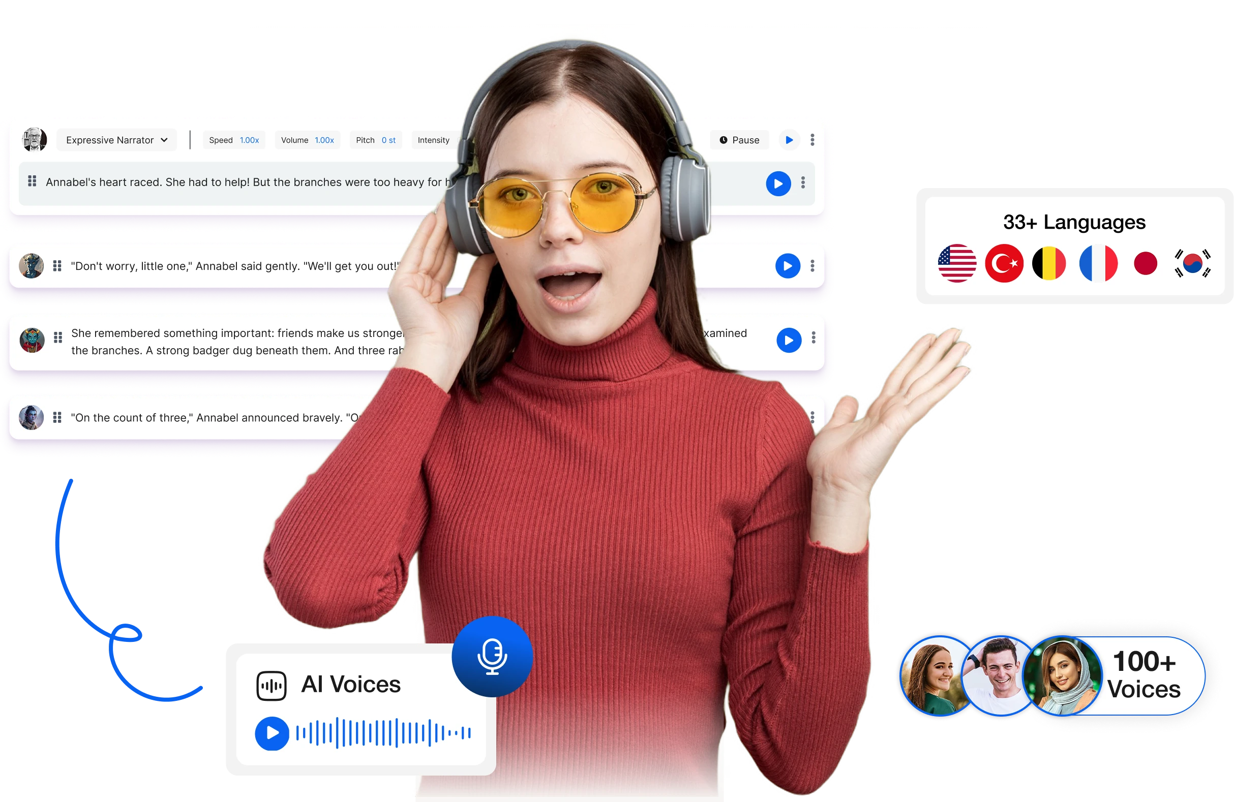 AI Voice Designer Interface
