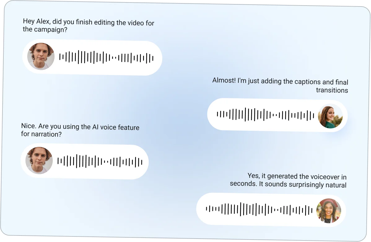 Multi-Speaker Voiceovers